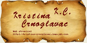 Kristina Crnoglavac vizit kartica